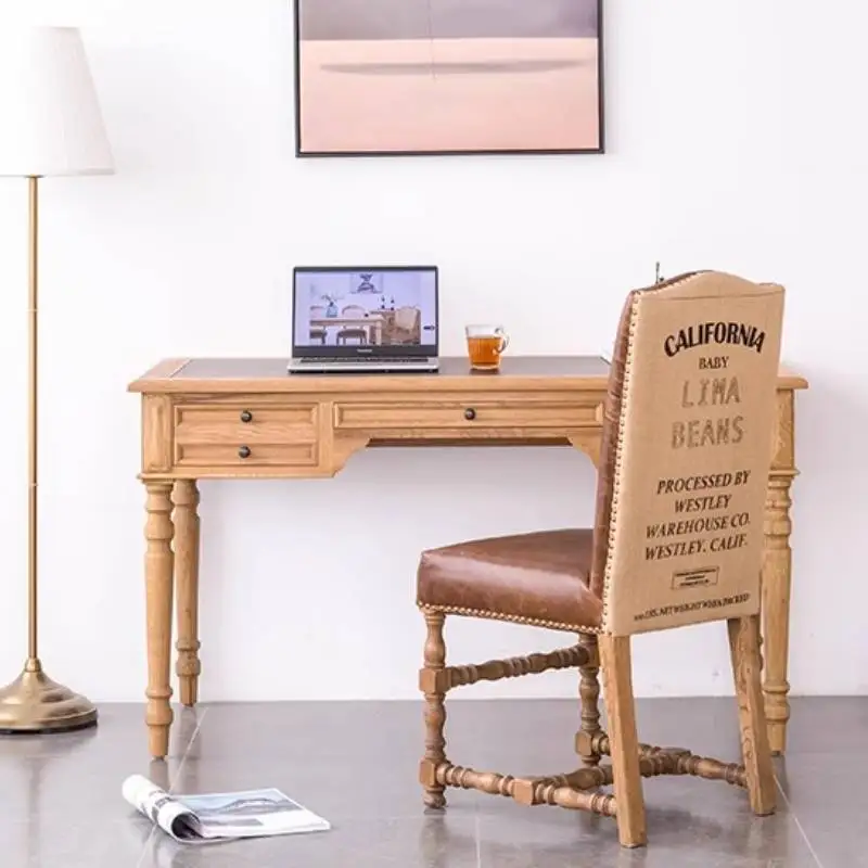 

Современный компьютерный стол для дома и офиса, дизайнерский, с местом для хранения, деревянный, для работы и чтения, мебель для спальни