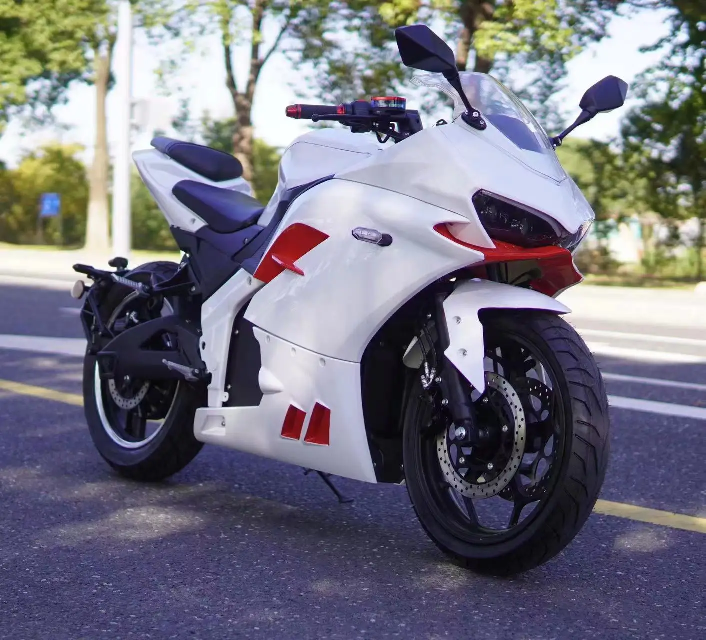 STLF高速ブラシレス低価格電動バイク高出力電動バイク72v高出力ロードレーシング電動バイク