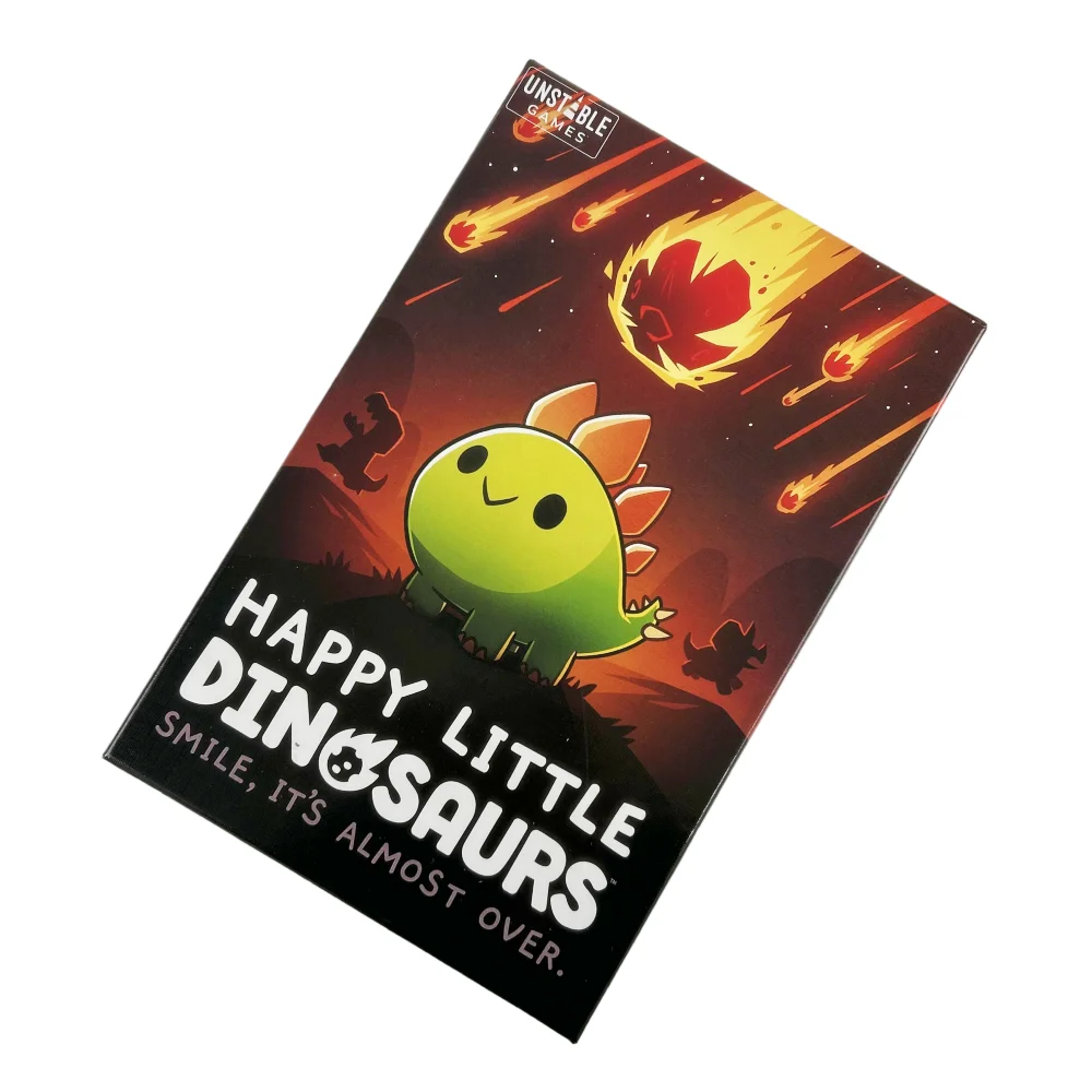 Happy Little Dinosaurs English Unicorn Chess and Card Strategy Hazards Board Game Cards