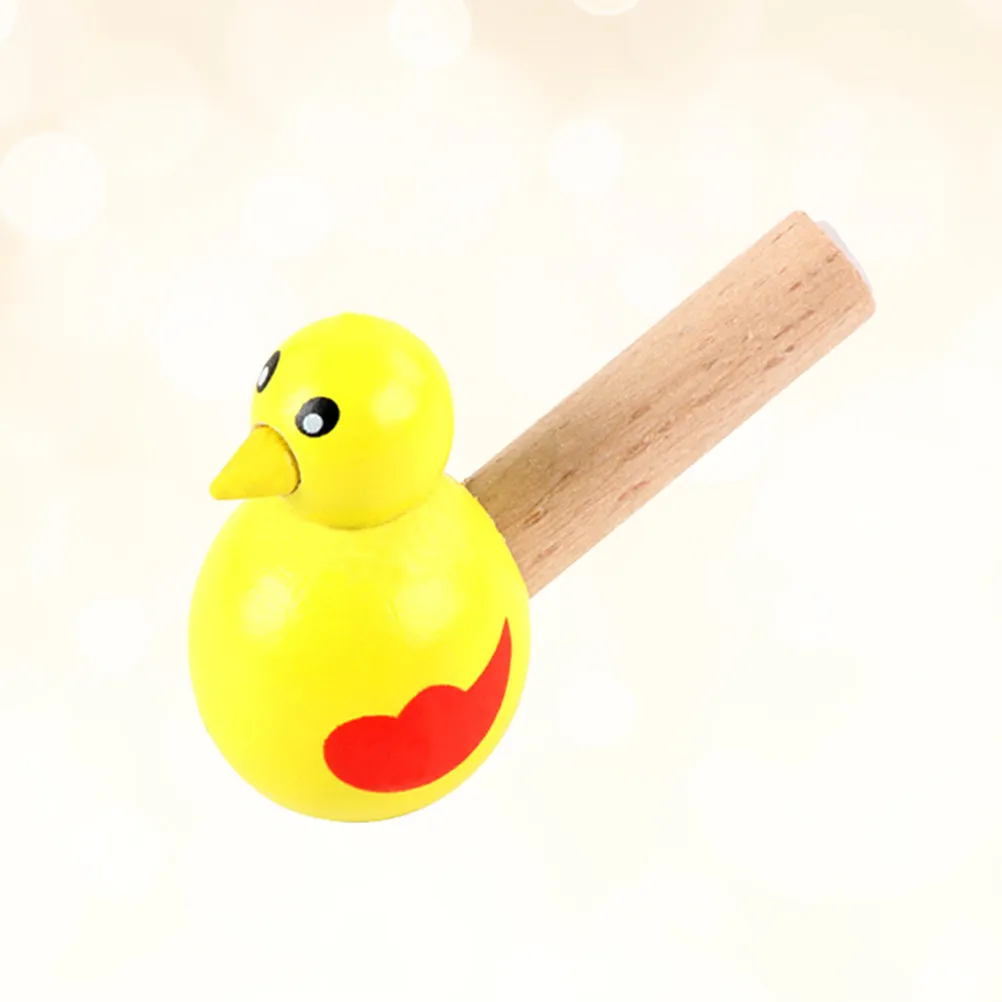 

Деревянный свисток-птичка с мультяшным дизайном, разноцветный, для детских праздников, фестивалей, подарков, судейских спортивных игр, забавный генератор шума, для детских занятий