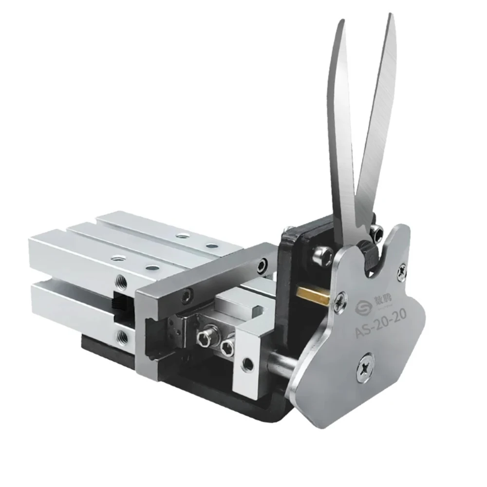 Pneumatic Right-Angle Scissors, Two-Way Cutting, Industrial Grade for Iron/Copper Wire, Tape, Paper – Model AS20-20