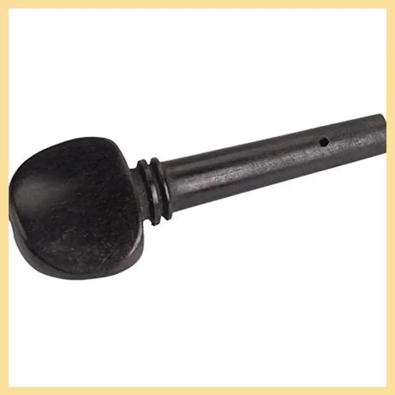 AA90-15Pcs الأبنوس الكمان مجموعة الملحقات مع ضبط أوتاد الذيل موالف الأمعاء Endpin الصوت آخر جسر الذقن بقية المشبك عدة