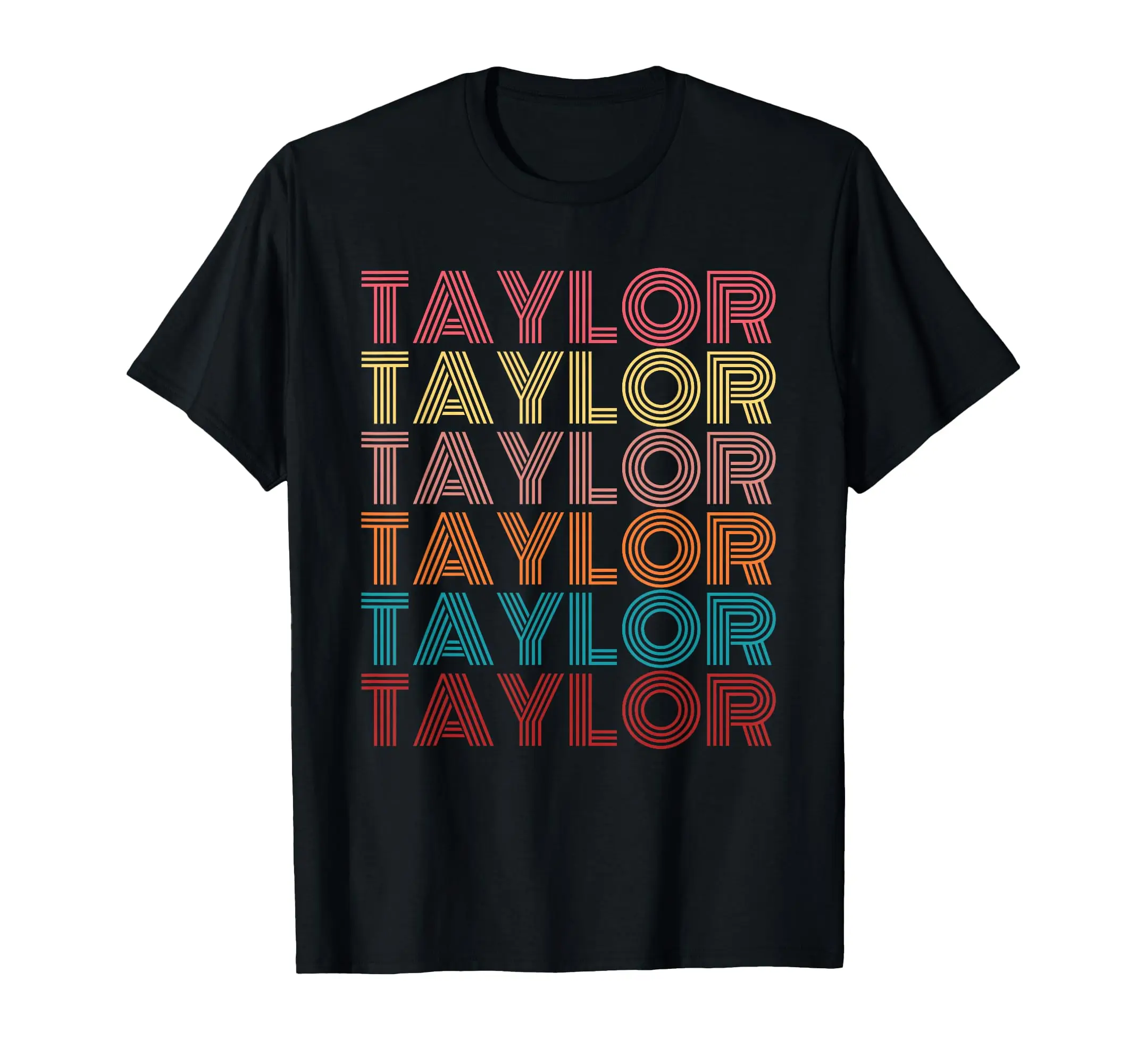 

Vintage Taylor First Name Printing Personalized Men Women Taylor Cotton T-Shirt