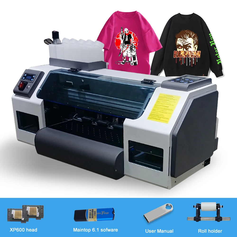 

33CM DTF Printer A3 Transfer Directly to film printer for Epson XP600 Printer head PET DTF Film transfer tshirt printer machine