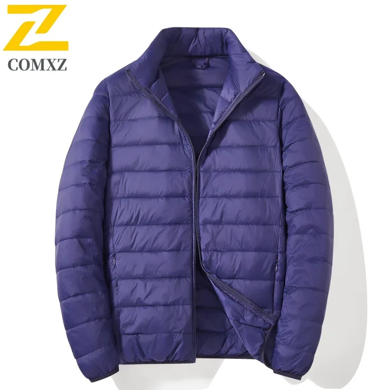 

COMXZ Cold Proof Bread Jacket Japanese Style Minimalist Stand Collar Snow Thickened Padded Jacket Ski Warm Men Winter Jacket