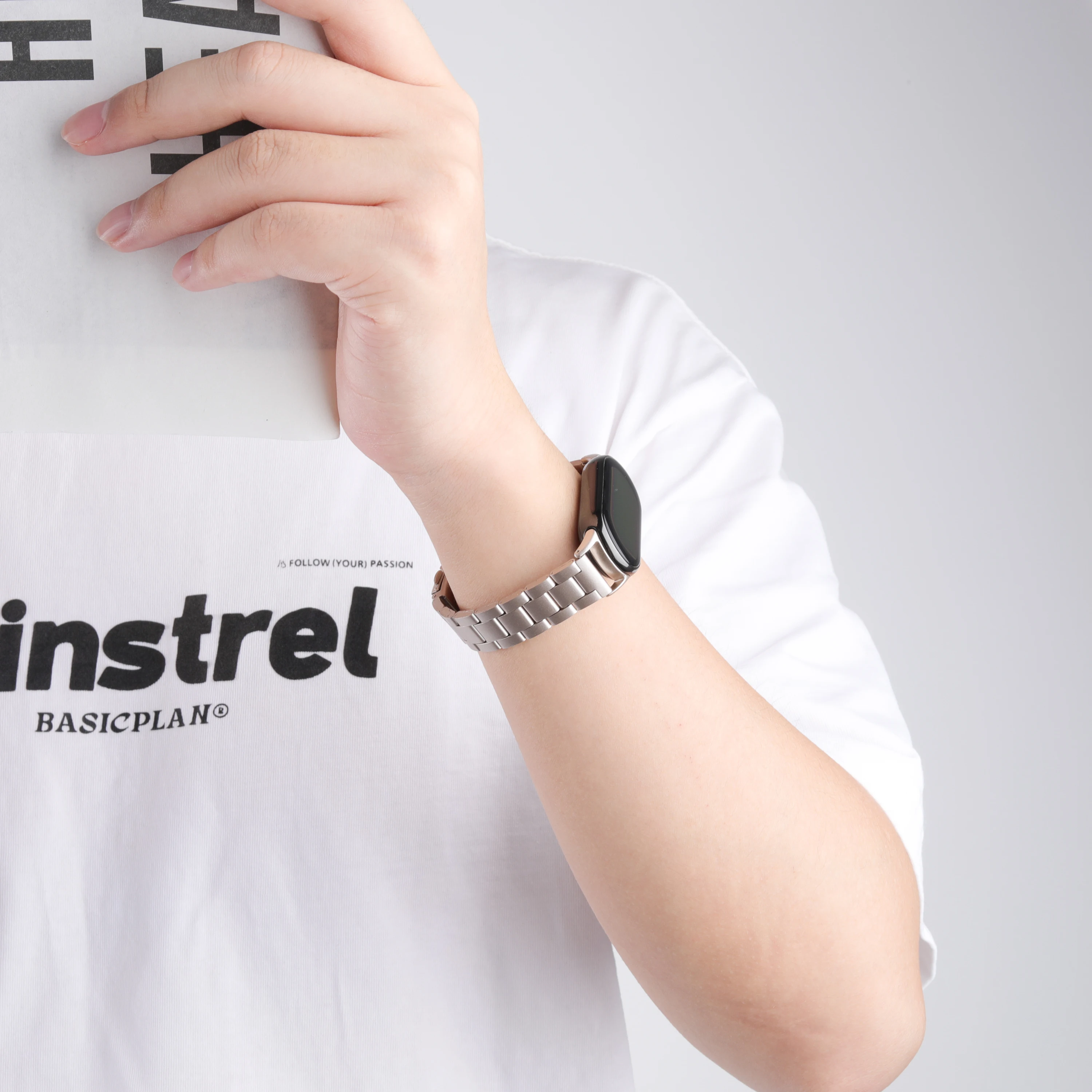 Ремни из нержавеющей стали для Xiaomi Mi Band 9 8, аксессуары для ремешков, металлические сменные браслеты Pulseira Correa Miband9, ремешки Miband 8