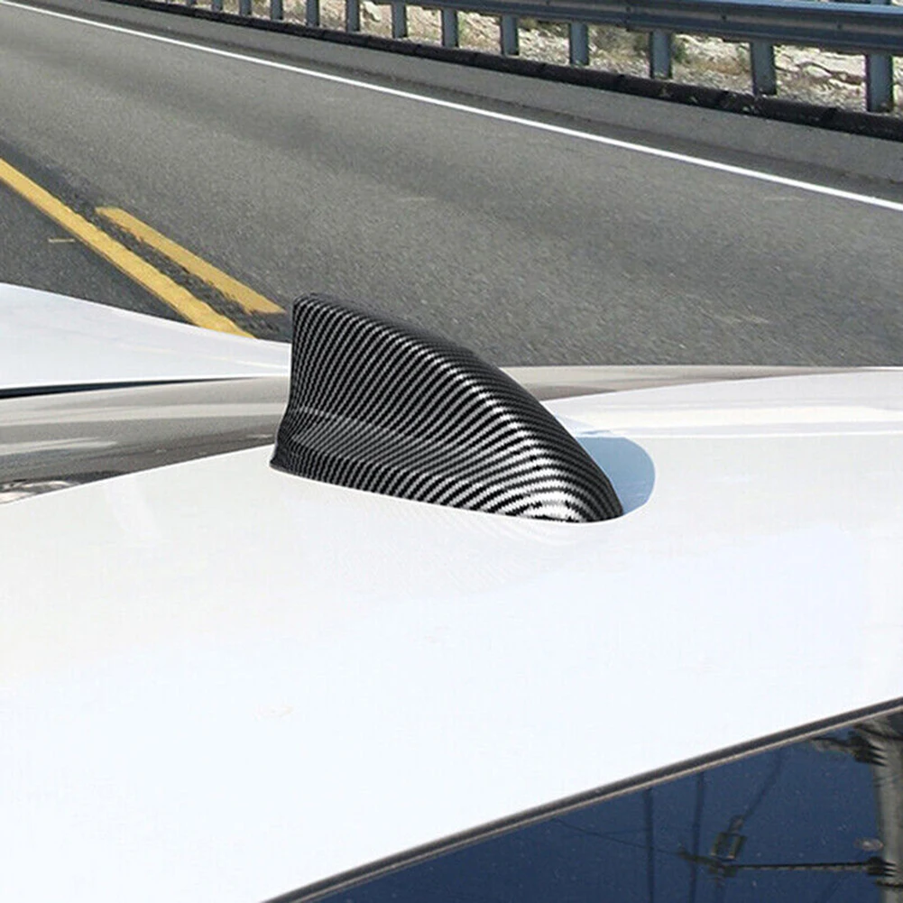 

1pc For Honda FOR Civic 11th 2022-up Sedan Hatchback Carbon Fiber Exterior Fin Antenna Cover Automotive Exterior Components
