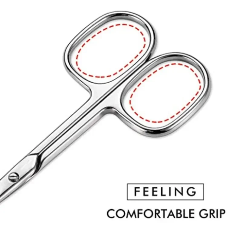 Professional Manicure Scissors Stainless Steel Cuticle Precision Beauty Grooming for Nail Facial Hair Eyebrow Eyelash Nose Hair image 4