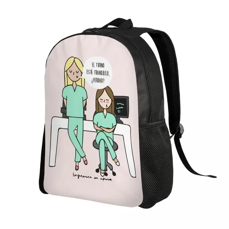 Customized Nurse In Trouble Doctor Nurse Medical Backpacks Men Women Fashion Bookbag for School College Bags