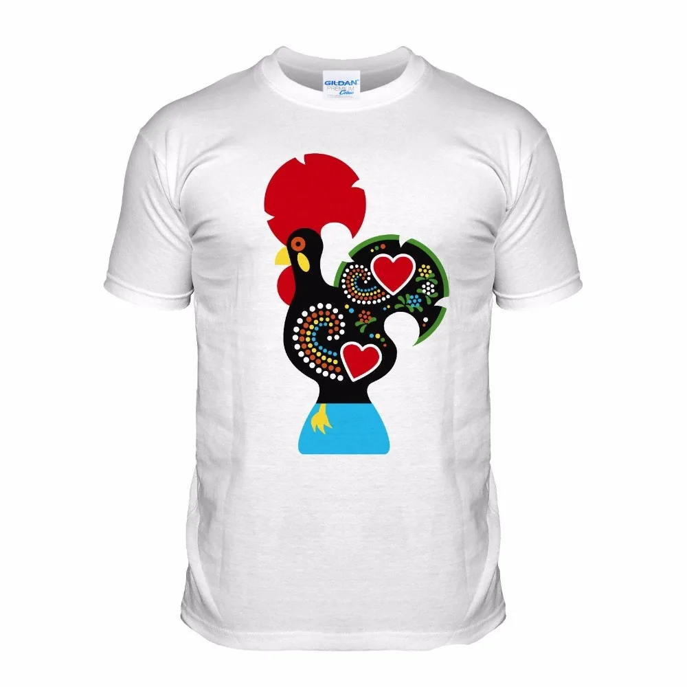 Brand T-Shirt Men  Fashion New T Shirt Male Tee Shirts Designing Barcelos Rooster Portugal Cockerel Portuguese T-Shirt Classic