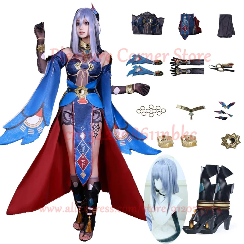 Honkai star rail Hanya cosplay costume full set only cosplay dress uniform outfits Han ya cosplay wig shoes judges ten-Lords