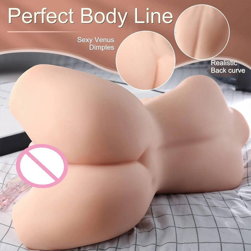 Poupées Sexuelles 3D en Silicone pour Homme Adulte, Vagin Artificiel, Grande Taille, Cul