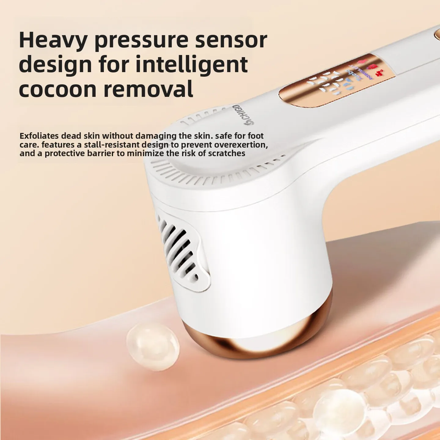 Rechargeable Electric Foot File Washable Callus Remover with Dust Collection Heel Dead Skin Pedicure Tool Home Care 전동 발각질 제거기