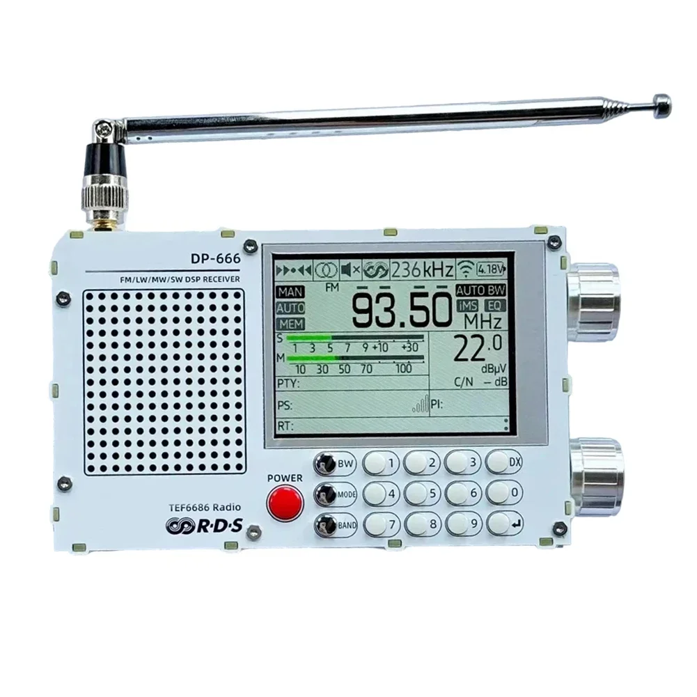 DP666 Advanced Shortwave Radio Utilizing Innovative TEF6686 Technology to Enhance Your Listening Experience Anywhere