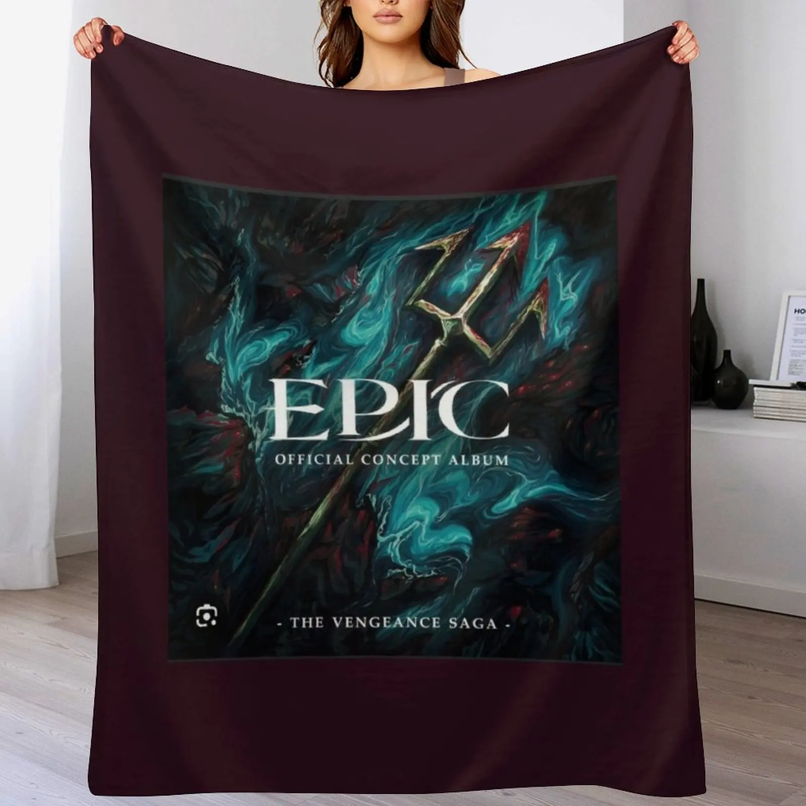 

The vengeance saga epic the musical Throw Blanket Plaid on the sofa Thermals For Travel Hairys Kid'S Blankets