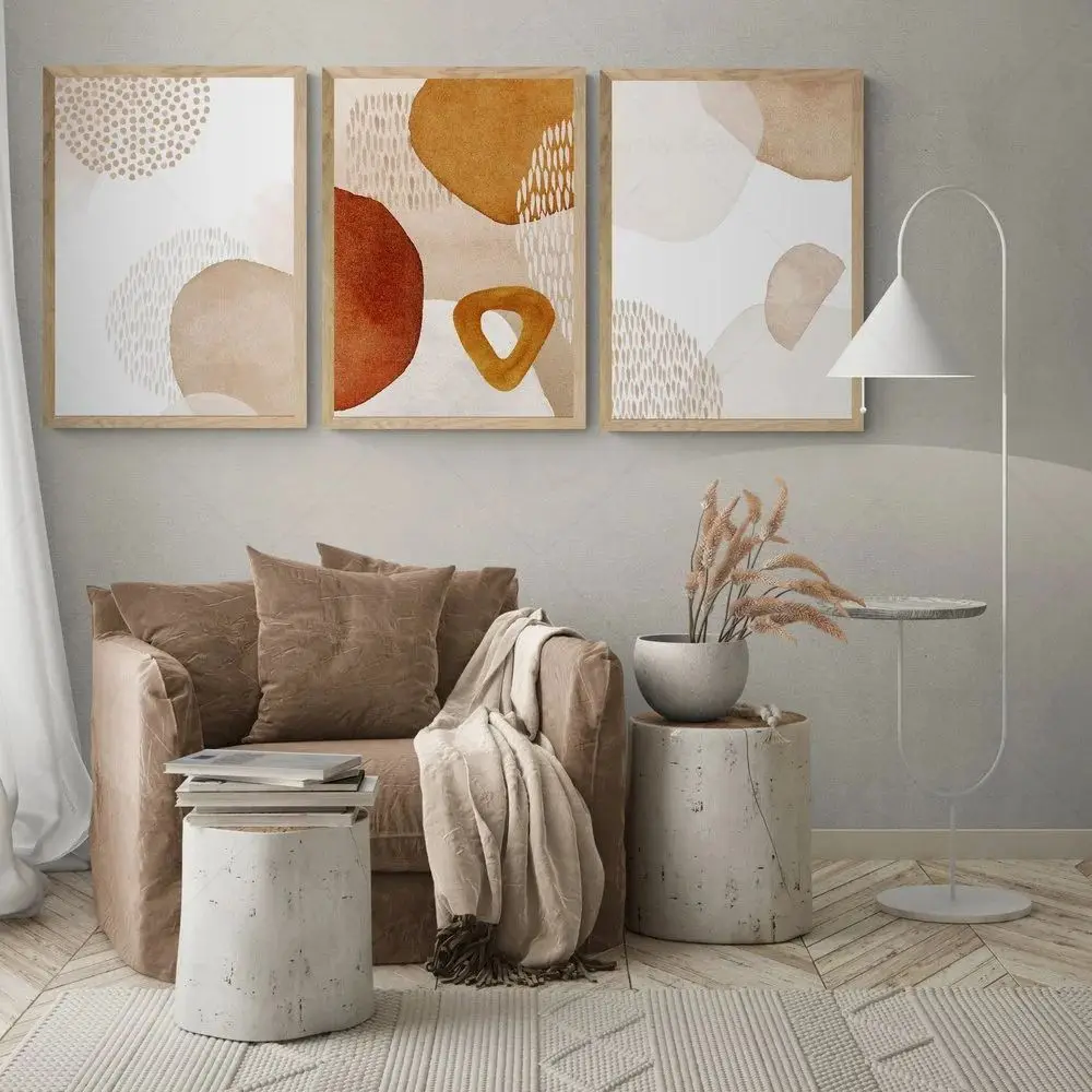 Abstract Pink Beige…