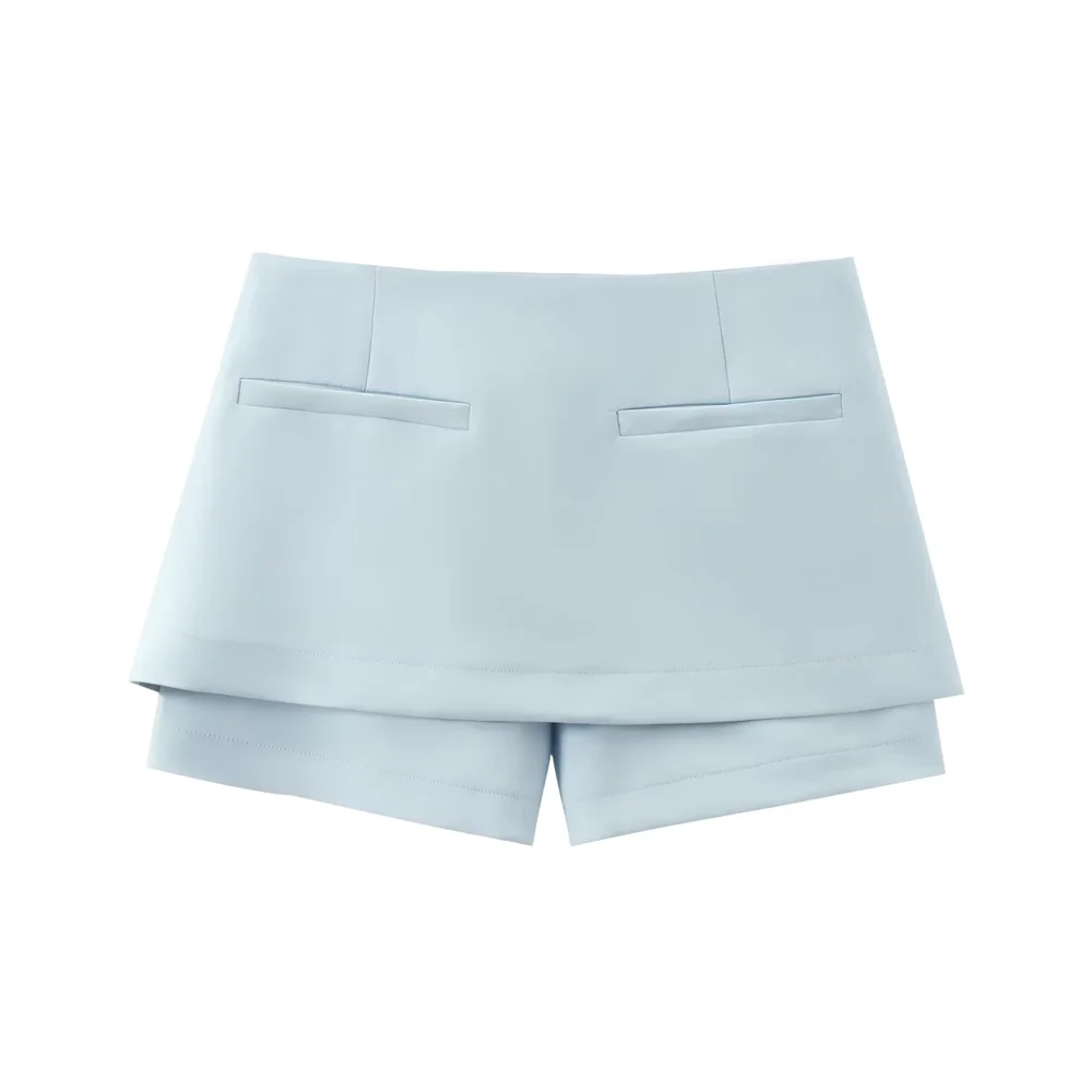 2025 RARA Women's Fashionable Low - rise Skorts in Delicate Pink and Charming Light Blue for a Trendy Appearance