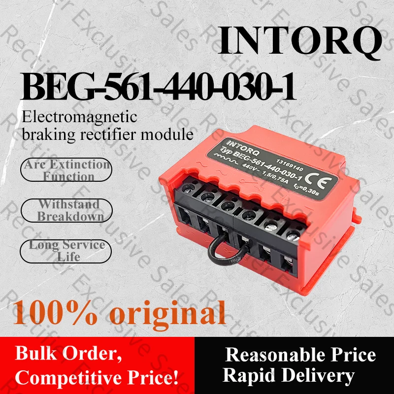 INTORQ BEG-561-440-030-1 13169140  440V 1,5/0.75A 0.3S Motor Brake Rectifier
