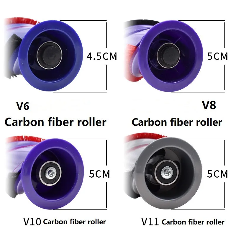 Brush Roll Replacement Kit Compatible For DYSON V6 V7 V8 V10 V11 Cordless Brushroll Cleaner Head Brush Bar Roller 966821-01 Part