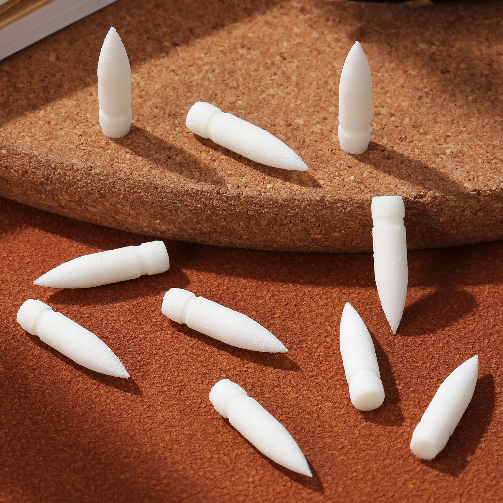 

10pcs Paint Marker Replacement Nibs White 0.4Mm Precision Soft Tip Nylon Tips For Drawing Painting Art Supplies Compatible With