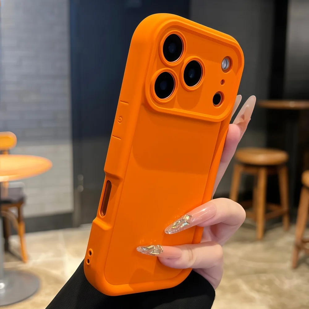 Kameraschutz Candy Flüssigsilikon Weiche Hülle für iPhone 18 11 12 13 14 Plus 15 16 17 Pro Max XR XS Verstärkte Stoßfängerhülle – Detail 9