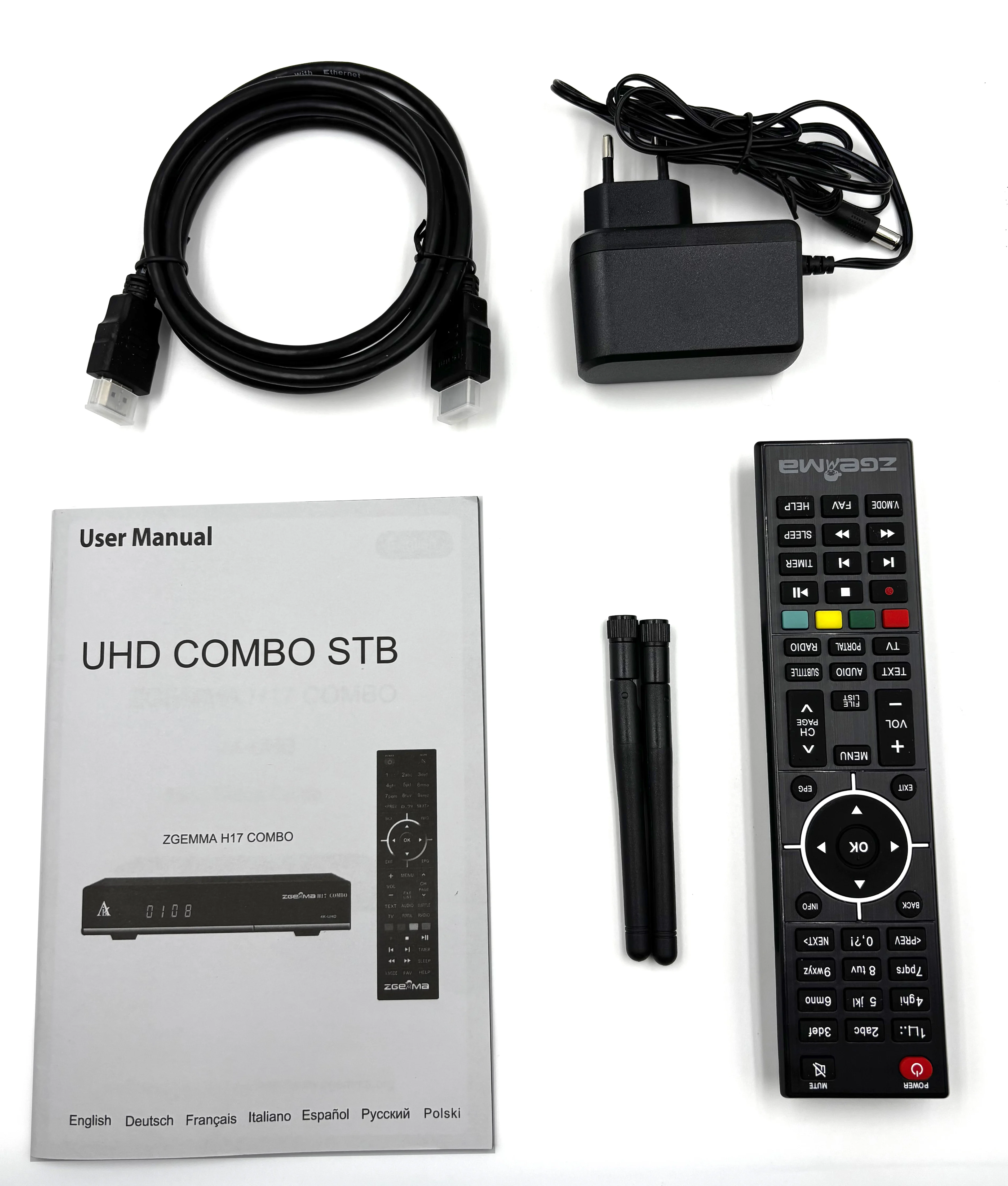

【2026】Hot European satellite tv box 4K ZGEMMA Satellite Tv Receiver ZGEMMA H17COMBO DVB S2X + DVB T2/C
