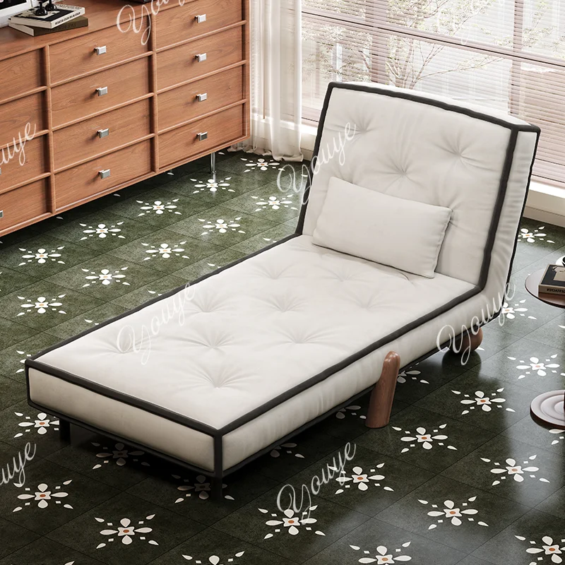 Solid wood sofa bed Living room foldable dual-purpose single double multi-functional small apartment sofa