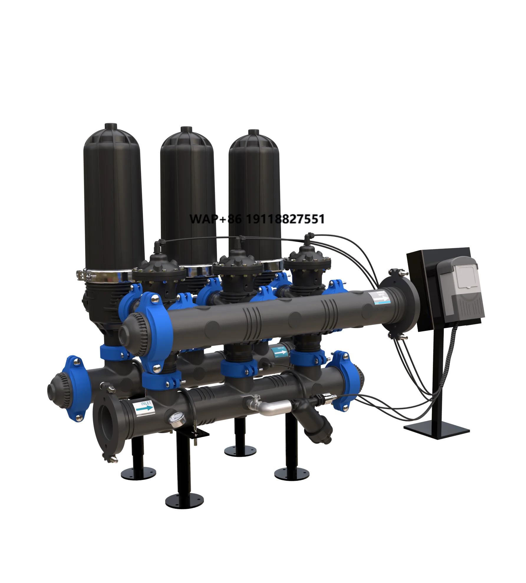 AIGER Wasseraufbereitung, automatisches Rückspülung, Rückspülung, Tropfbewässerung, Scheibenfilter