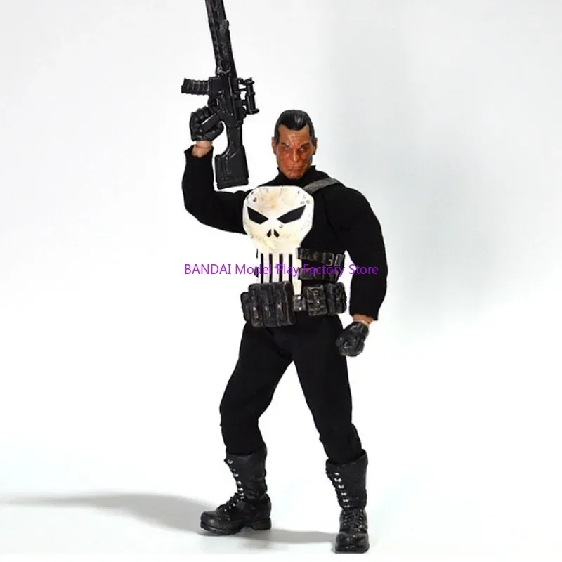 أعجوبة 1/12 Mezco النمل المعاقب Sdcc القماش المنقولة 6 بوصة الشكل دمية يدوية الصنع نموذج الأبيض العقوبة العم الجمجمة نحت اللعب
