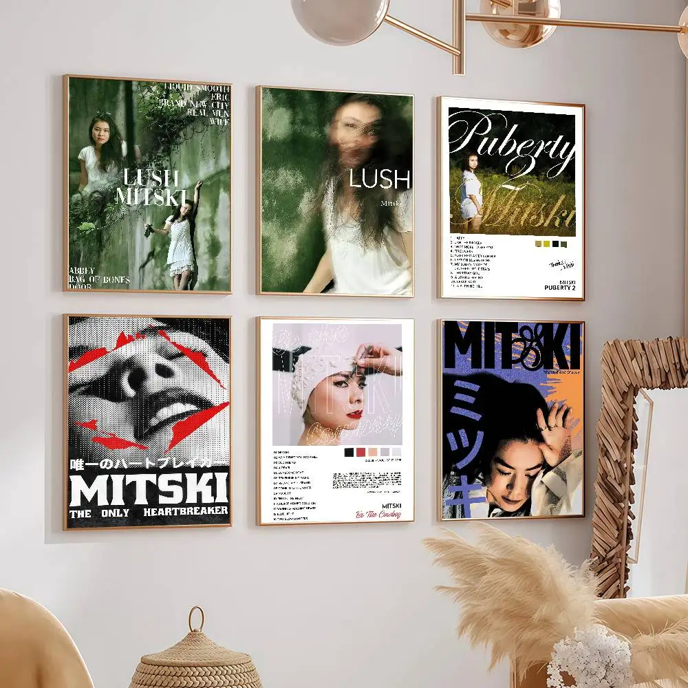 Sängerin Mitski Lush Poster, Schlafsaal-Dekorationen, Wandgemälde für Schlafzimmer und Wohnzimmer, Souvenirs