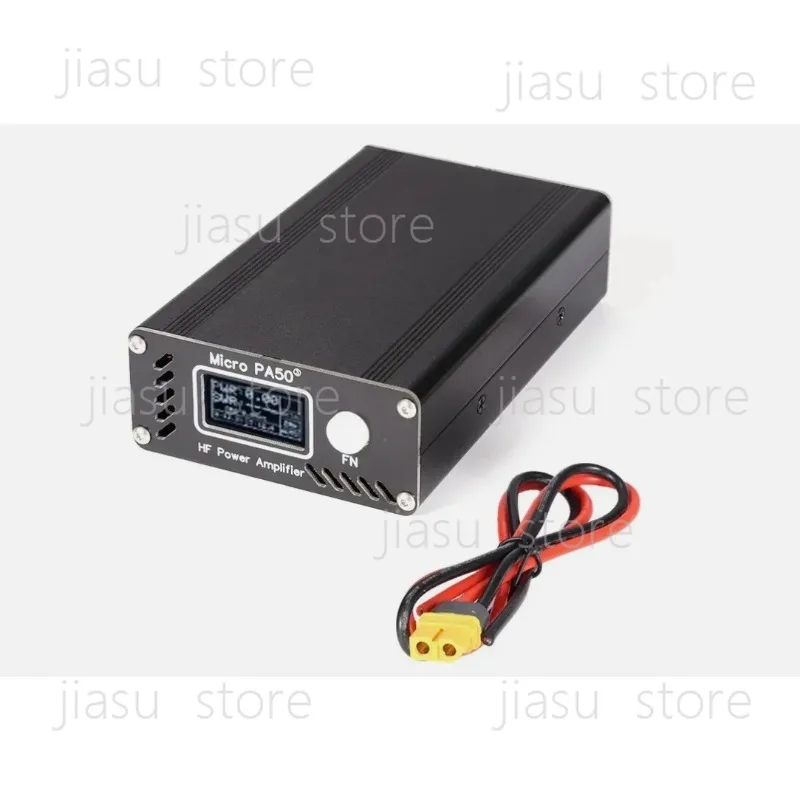 Micro PA50-3 50W 3.5MHz-28.5MHz 1.3inch OLED Screen Shortwave HF Power Amplifier SWR Meter LPF Filter Update PA50 +