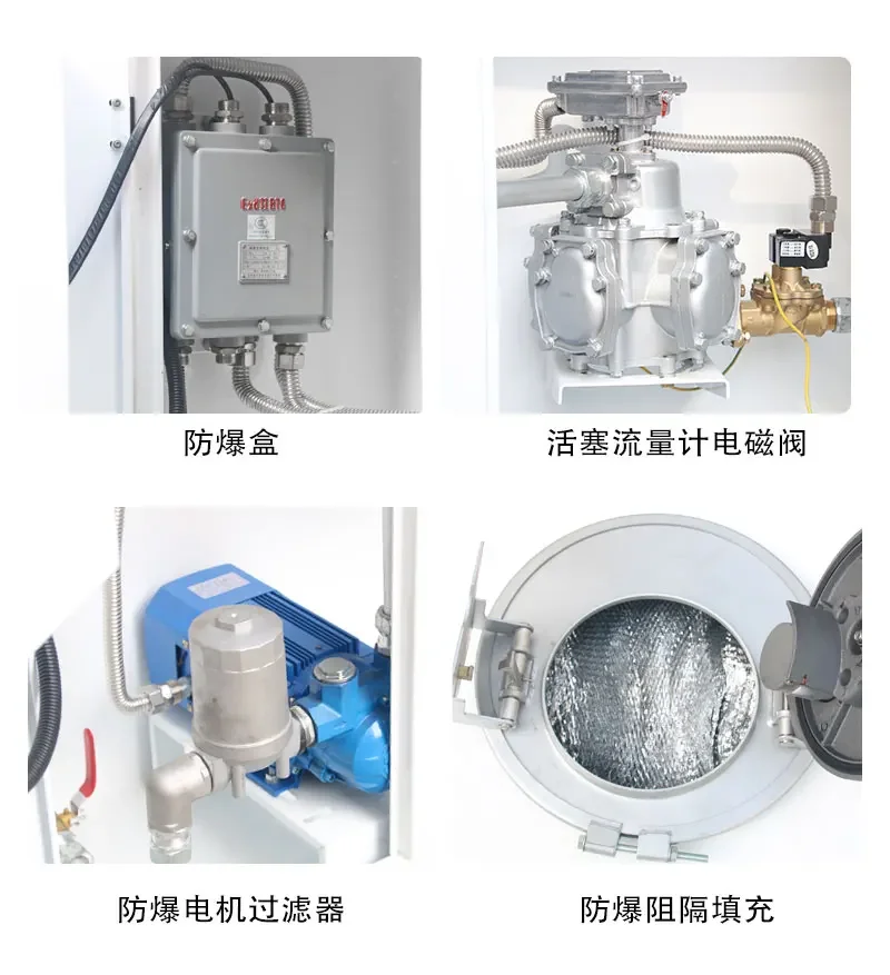 Skid-mounted tanker, skid-mounted gas station, diesel equipment integrated methanol tank