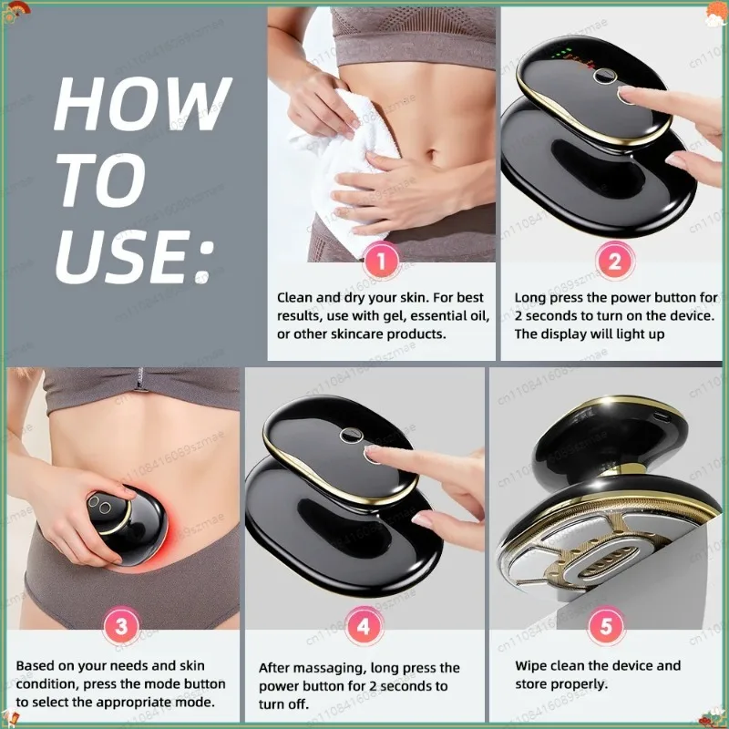 RF Body Shaping Massager for Elderly, EMS Body Slimming Tool for Waist Arms Legs Care