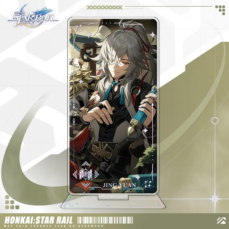 

Anime Honkai: Star Rail Game Cos Stelle Caelus Blade Himeko Jing Yuan 16cm Stand Acrylic Furniture Stand Big Stand Card