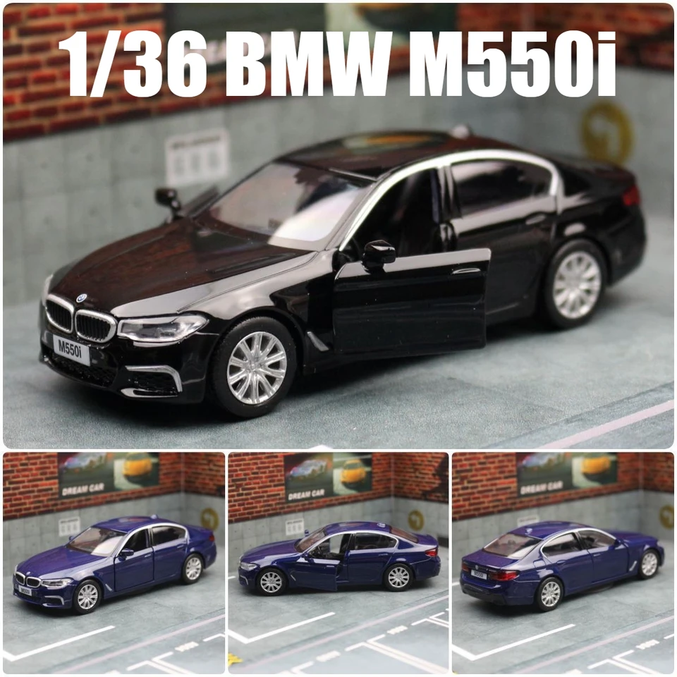 1/36 BMW M550i 5 Series Toy Car Model For Children RMZ City