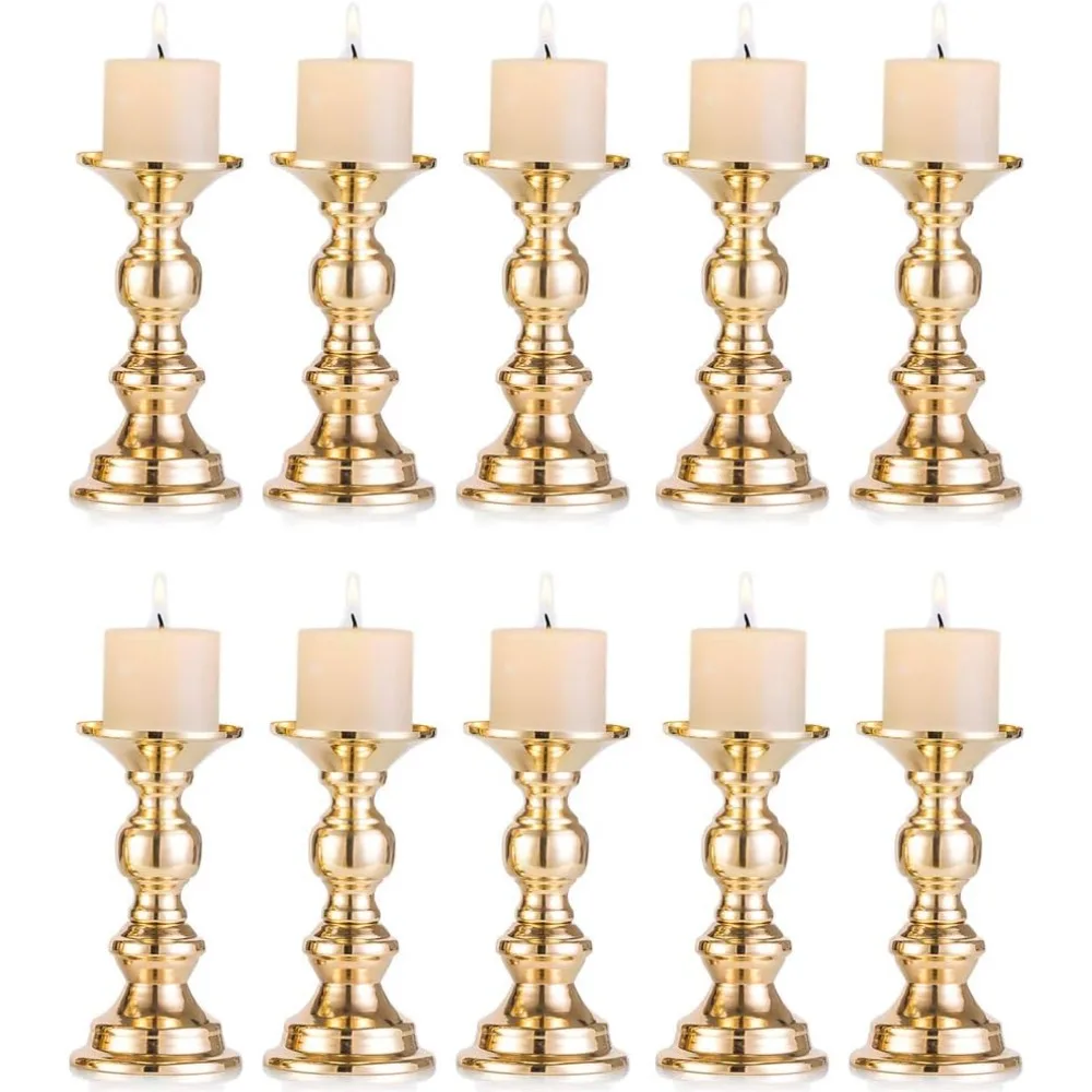 

Wedding Centerpieces Candlestick Holders for 2 Inches Candles Stand Decoration Ideal for Weddings Centerpiece Parties Home Decor