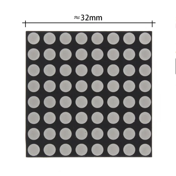 8*8 dot matrix module 3.0mm high brightness red blue green digital tube LED digital display 1088AS cathode 1088BS anode