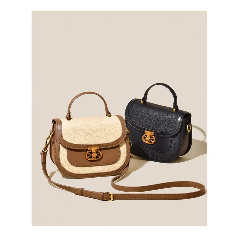 

Женские сумки из овчины из овчины с классическим парижским повседневным винтажным аккуратным легким повседневным эффектом ​