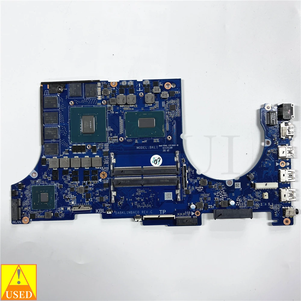 

Laptop Motherboard USED DABKLIMBAC0 For ASUS FX80GM FX504GM ZX80GM with i7-8750H GTX1060 Tested 100% work