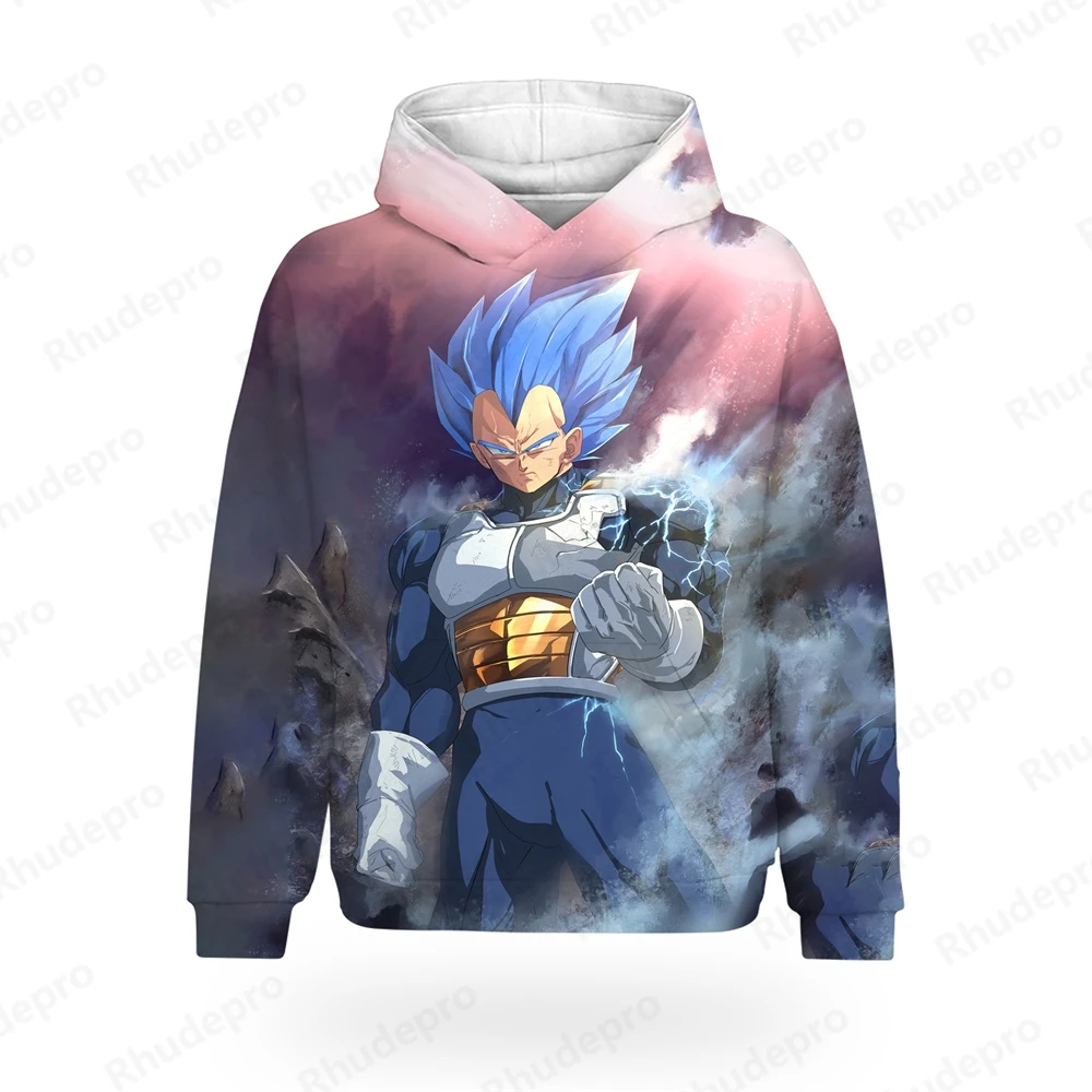 

Oversized Men Hoodie Clothing Cool Dragon Ball Goku Harajuku Style Tshirts Anime Vegeta Tops Streetwear Trend Boy Girl Hoodies