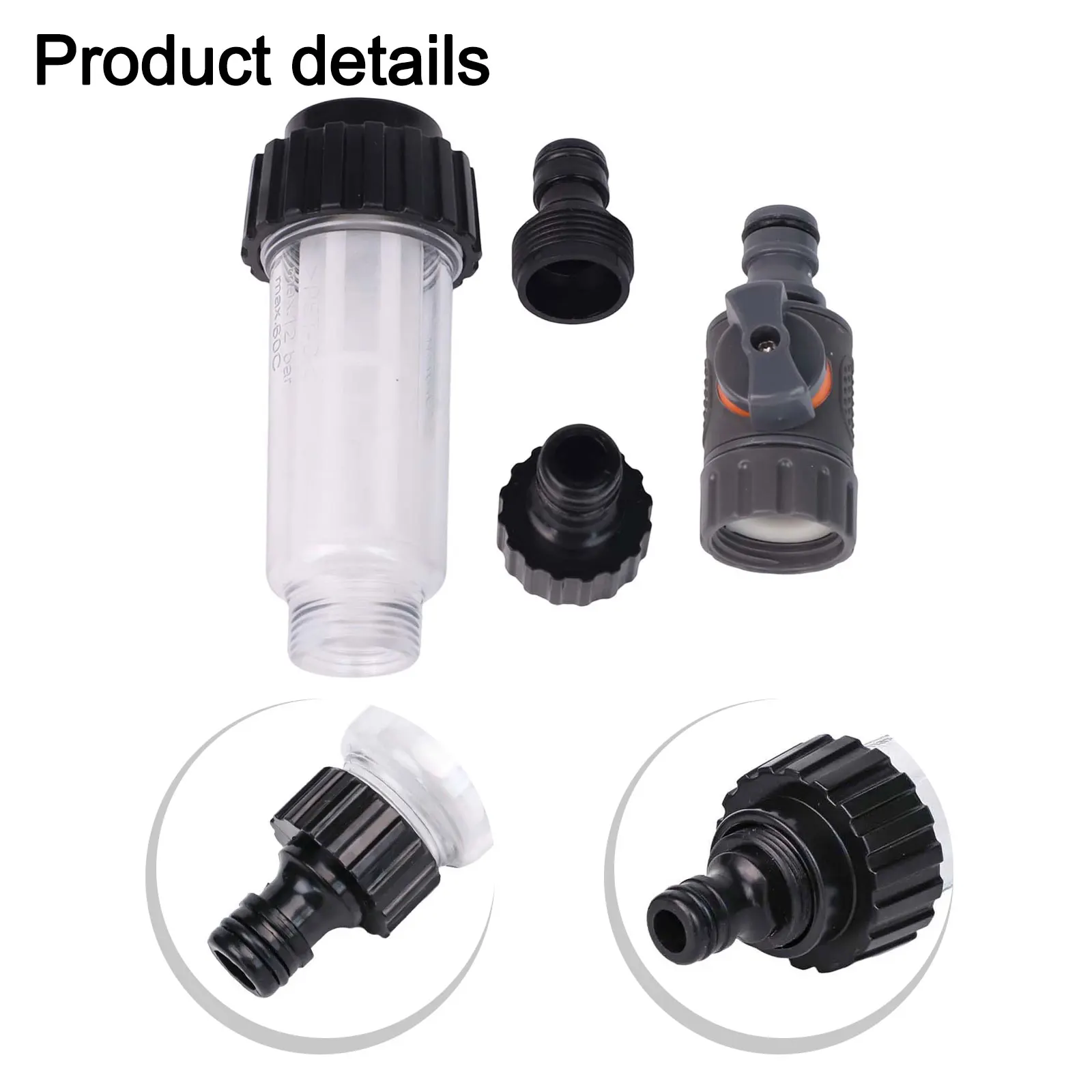 

Quick Adapter System Water Filter Set For Outdoor Use Controls Water Flow Easy Installation Flexible Applications