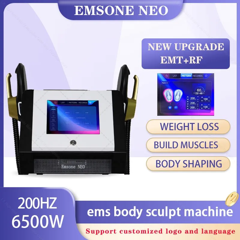 New update EMS Body Slimming Machine EMSone Neo 15 tesla 6500W Building Muscle Stimulator Hip Buttock Lifting Sculpt Fat Removal