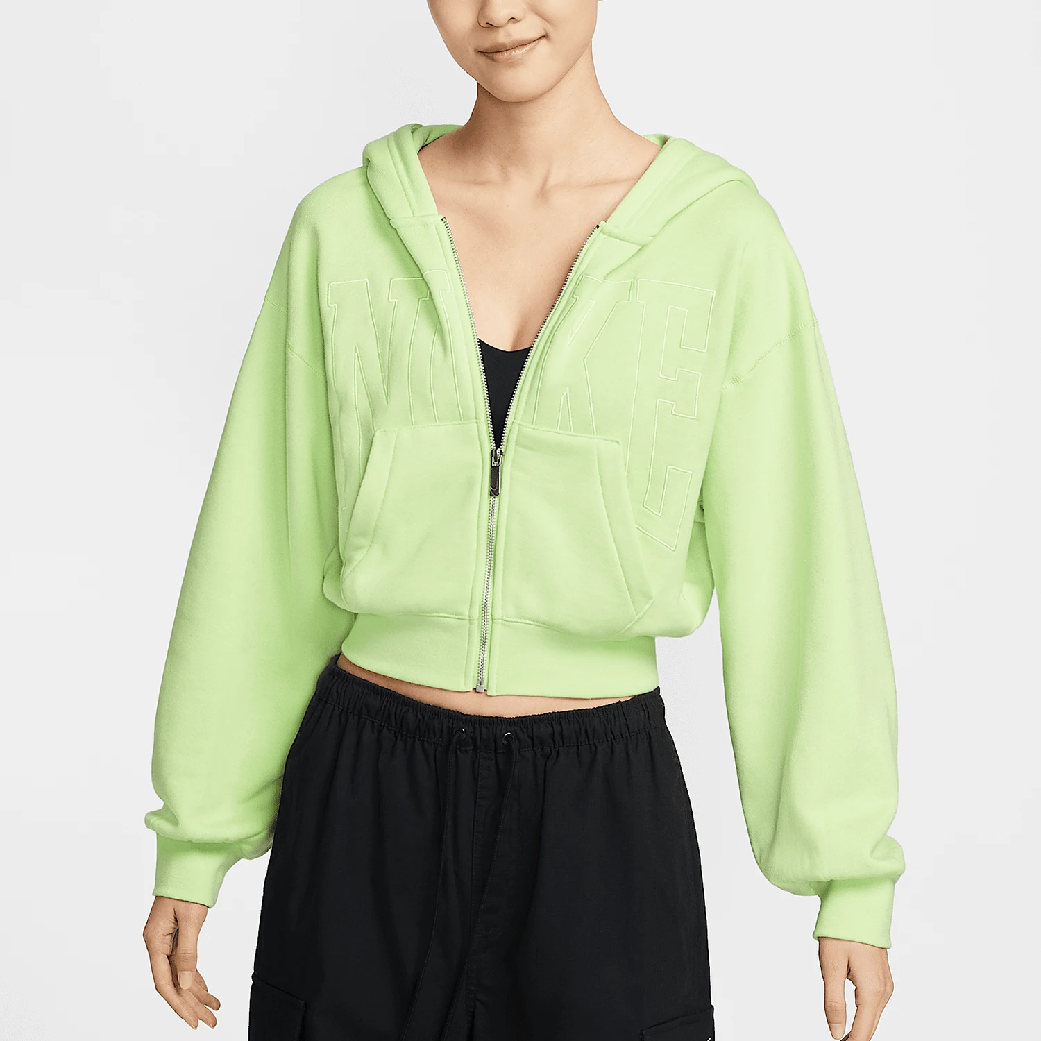 

Женская короткая повседневная куртка с капюшоном Nike Originals Sportswear HJ0276-360