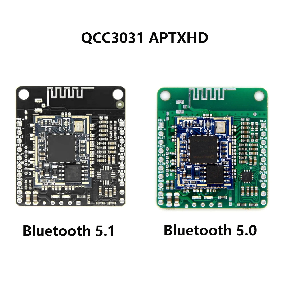 QCC3031 APTXHD Bluetooth 5.0/5.1 Lossless Hifi Audio Receiver Board with AUX Input For Home Amplifier Speaker Headphone DIY Kit