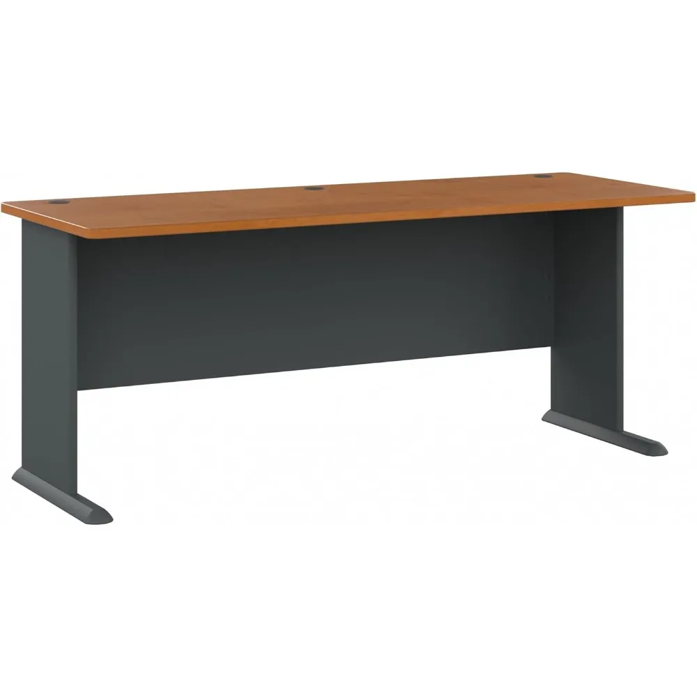 

Series A 72W Desk in Natural Cherry and Slate