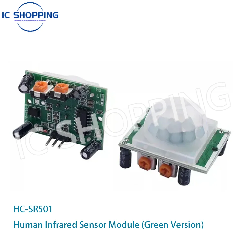 A Pack of 10 HC-SR501 Human Infrared Sensor Module Pyroelectric Infrared Sensor Imported Probe Three Specifications