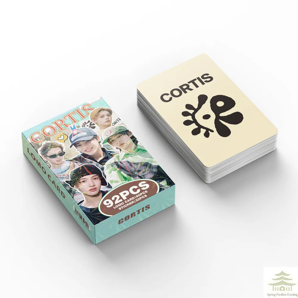 92pcs kpop CORTIS MARTIN KEONHO laser peripheral photo card, celebrity mini sticker, LOMO greeting card, fan collection gift image 5