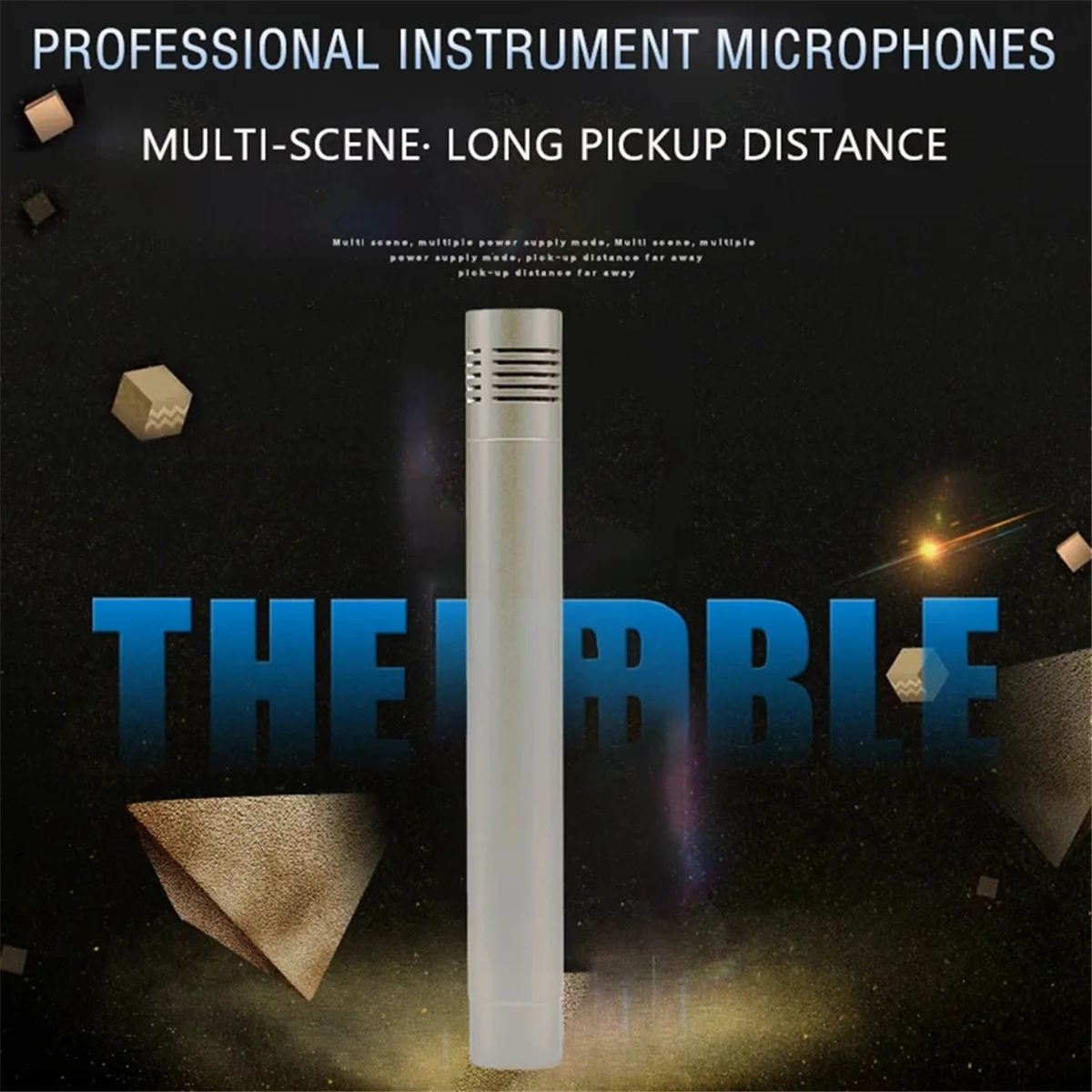 FFYY-1 пара C02 конденсаторный микрофон в форме ручки противоударный микрофон с зажимом для фортепиано микрофон ручка инструментальный микрофон B