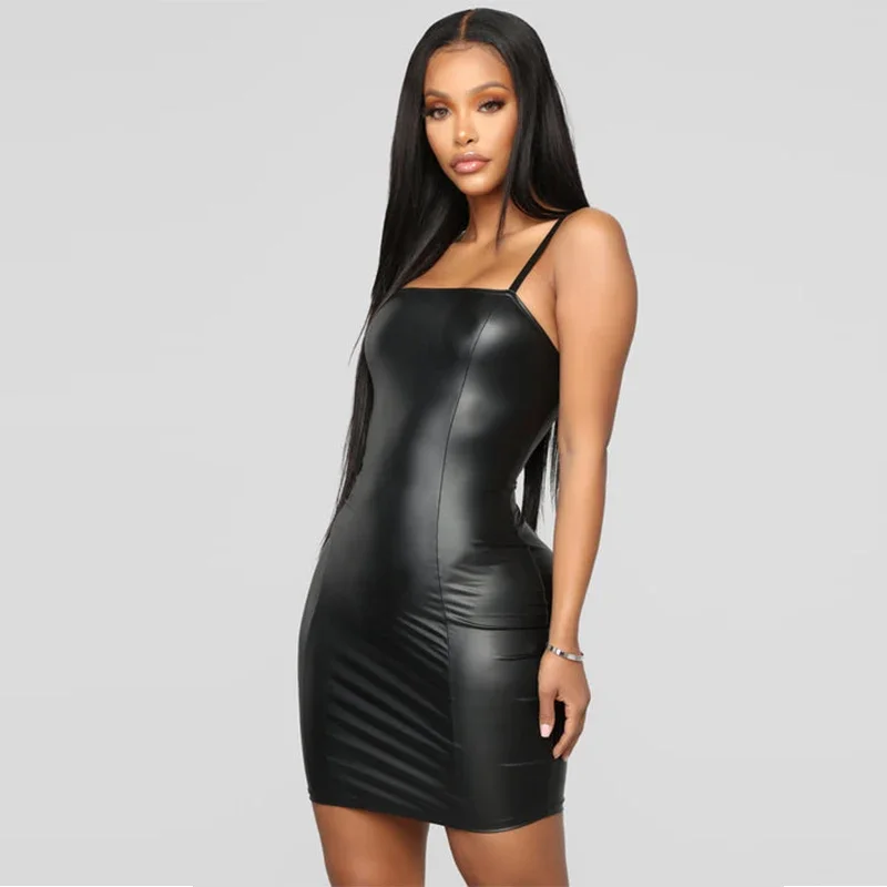 Black Matte Faux Le… - image