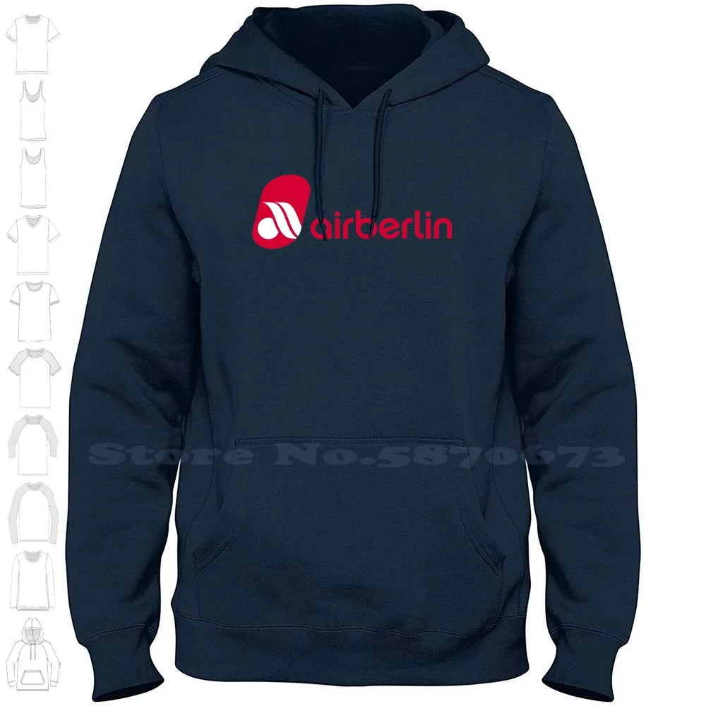 

Air Berlin Logo Unisex Clothing 100% Cotton Sweatshirt Printed Brand Logo Graphic Hoodie